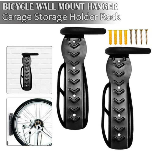 Details about   Indoor Bicycle Parking Rack Bracket Wall Mount Road/Mountain Bike Storage Hook